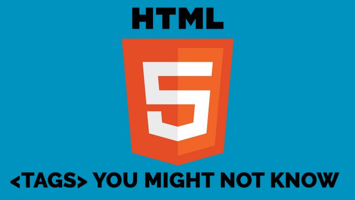 HTML5 tags you might not Know