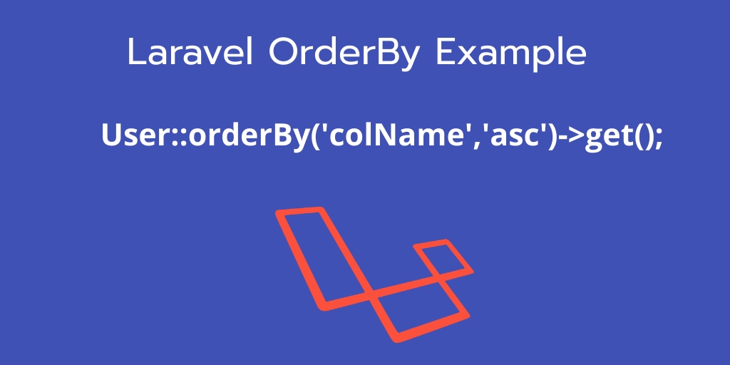 laravel Order By Example