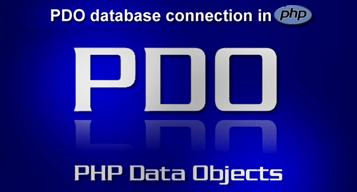 How to use PDO database connection in PHP